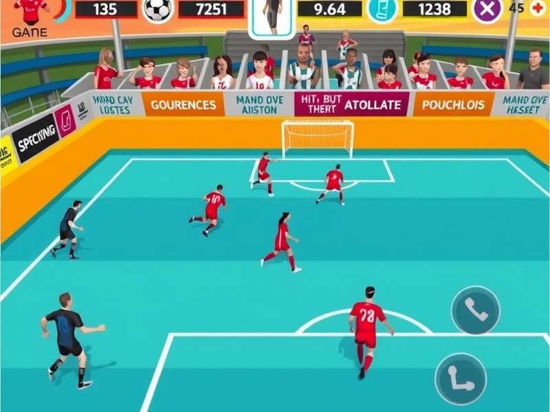 Mighty Handball Aces Gameplay Screenshot